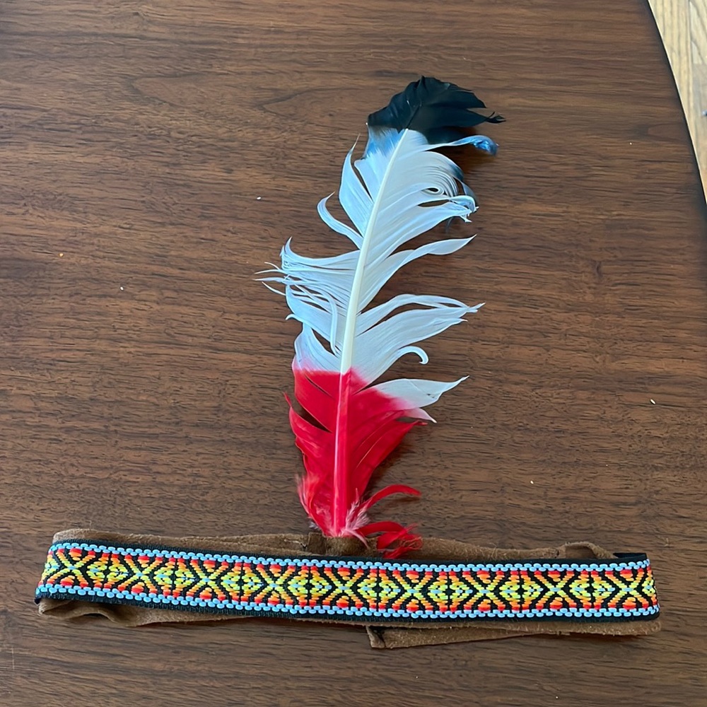 Indigenous head band prop